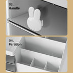 Cartoon Rabbit Drawer Storage Box Two Colours | StorageOZ