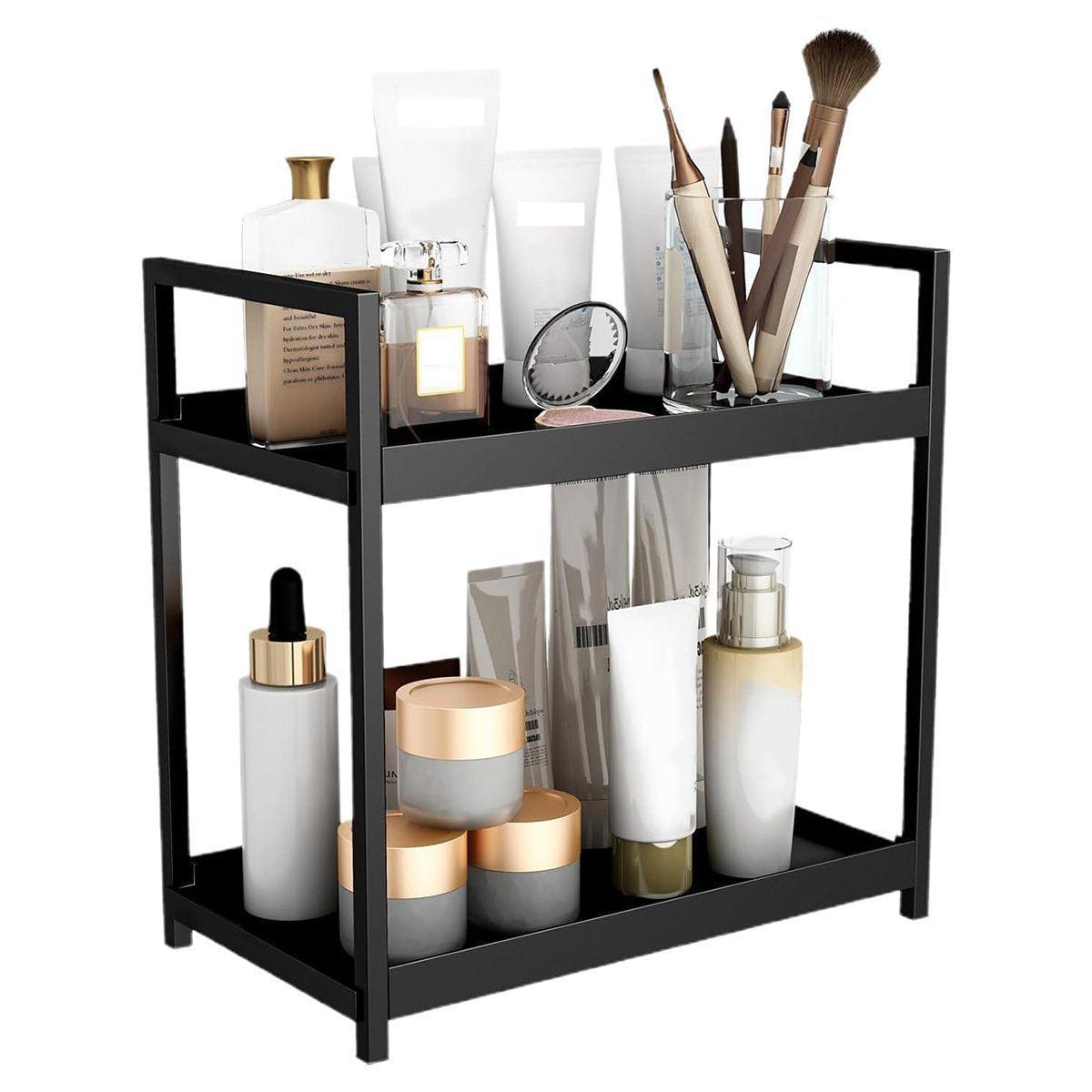 Two Tier Skincare Storage Rack Two Colours | StorageOZ