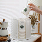 4 Compartment Rotating Cup Holder Three Colours | StorageOZ
