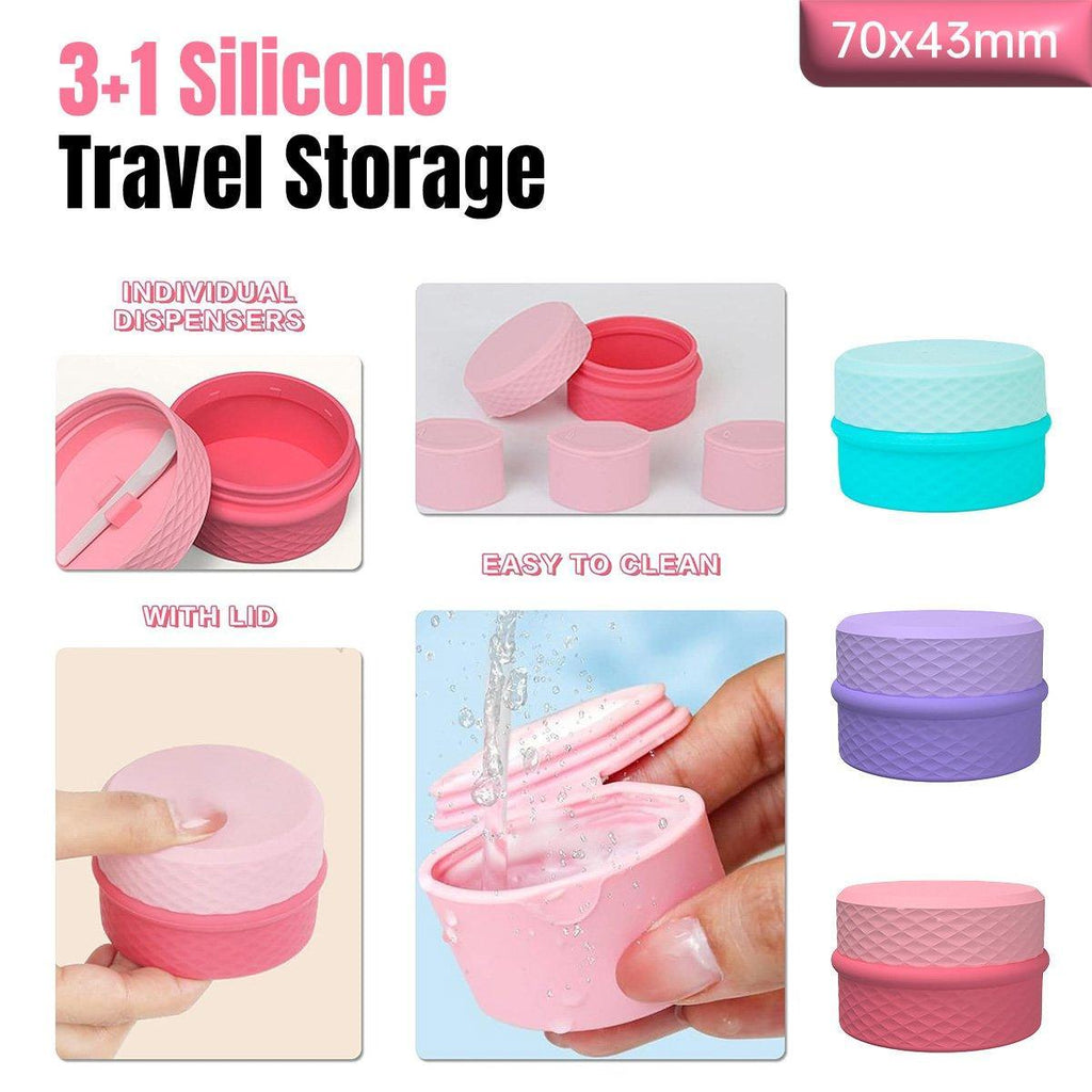 Silicone Travel Storage Box in Three Colours | StorageOZ