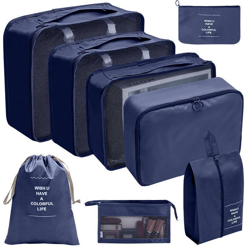 8 Pcs Waterproof Packing Cubes Six Colours | StorageOZ
