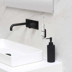 2pcs Iron Wall Mounted Toothbrush Holder No Punch Bathroom Storage Shelf Rack