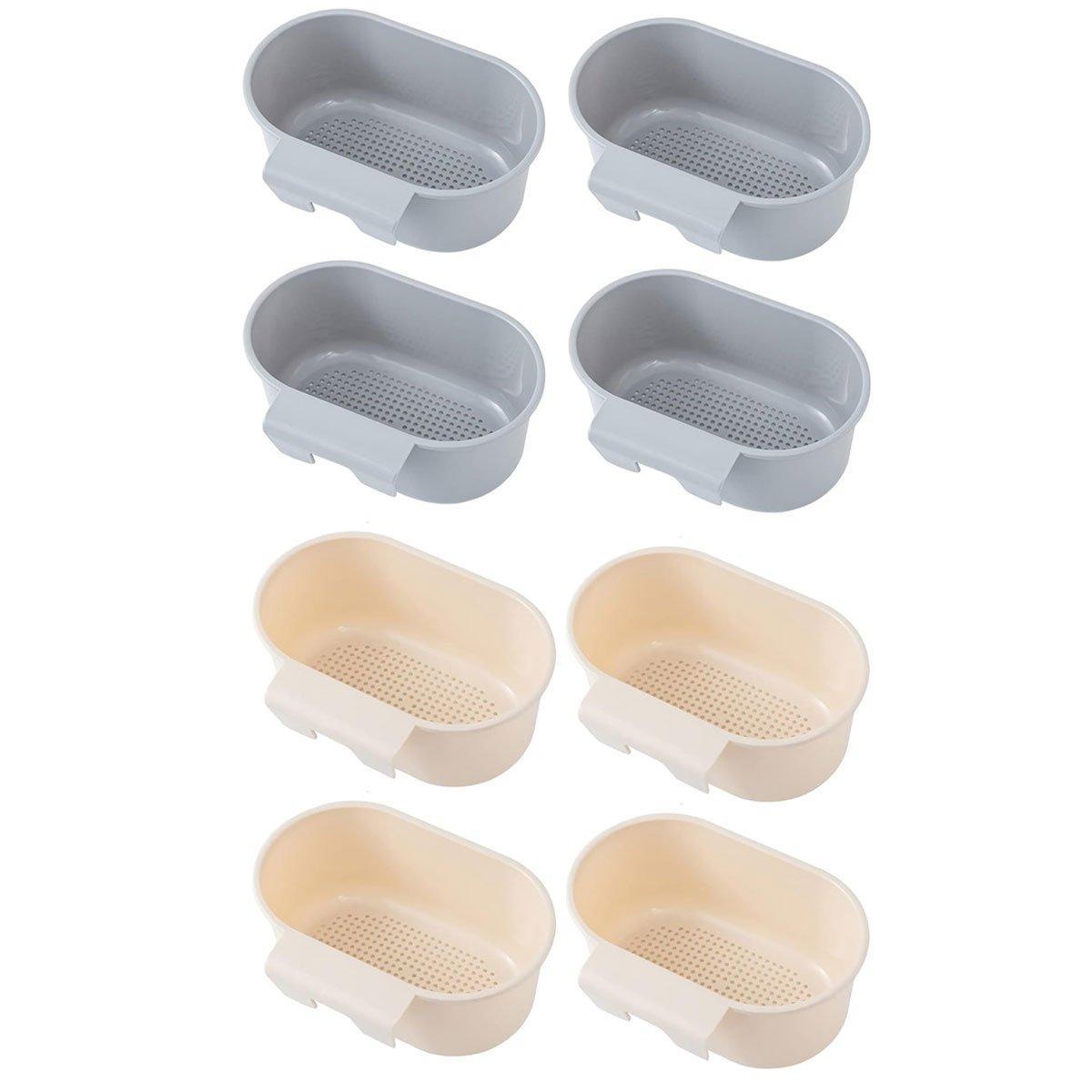 4 Pcs Sink Hanging Drain Baskets Two Colours | StorageOZ