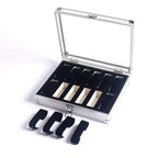12 Grid Aluminium Carbon Fibre Watch Box | StorageOZ