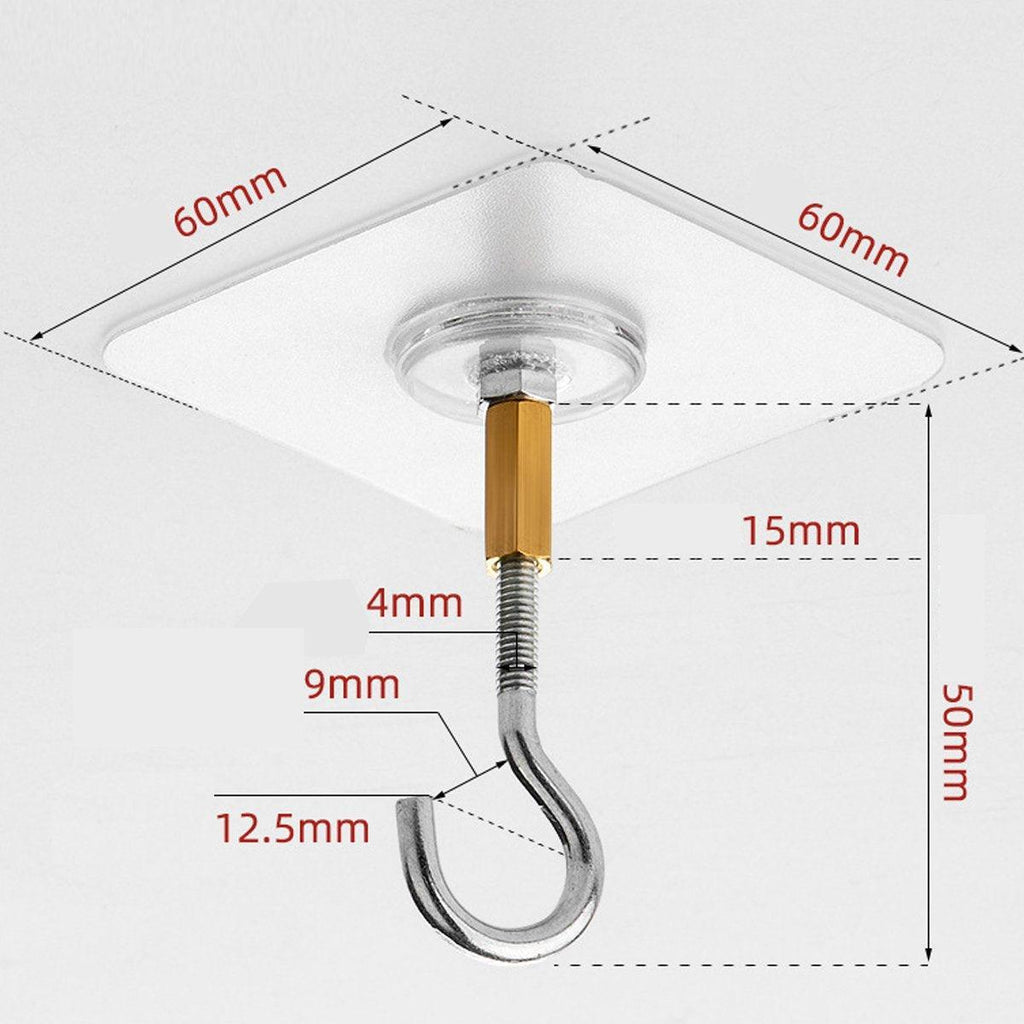 12 Pcs Stainless Steel Adhesive Wall Hooks | StorageOZ