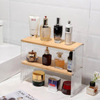 2 Tier Acrylic Cup Holder Desktop Storage | StorageOZ