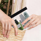 10 Pcs EVA Frosted Zipper Pouches Two Colours | StorageOZ