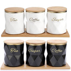 Canister Sets Two Colours Kitchen Organiser | StorageOZ