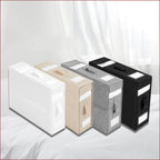 Fabric Storage Box with Window Four Colours | StorageOZ