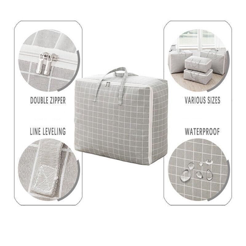 Cotton Linen Quilt Storage Bags Four Sizes | StorageOZ
