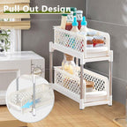 Pull Out Spice Drawer Rack in Two Colours | StorageOZ