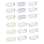 3 Pcs Clear Desktop Storage Boxes Six Colours | StorageOZ