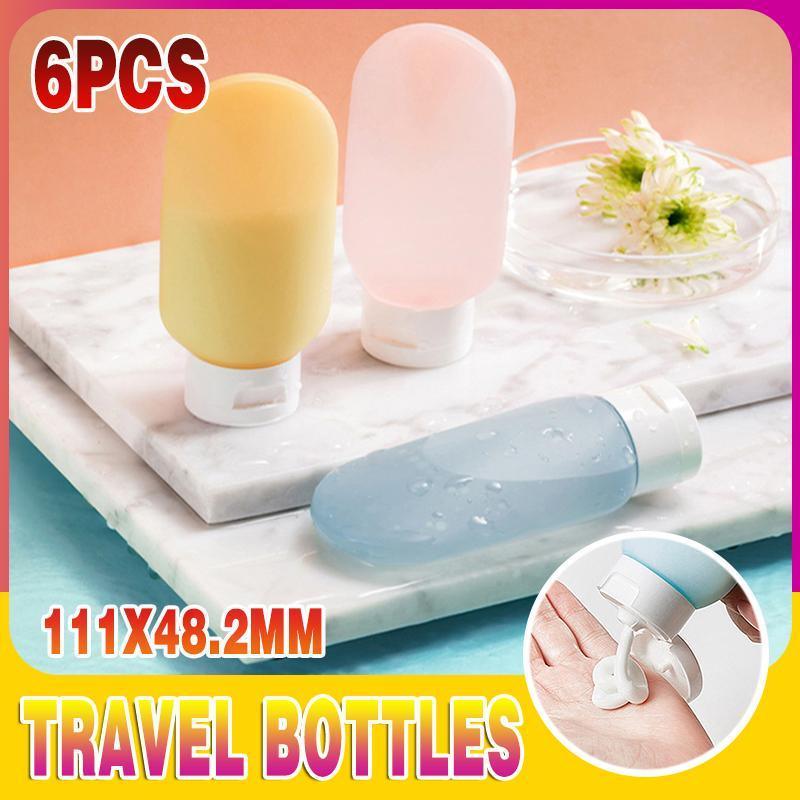 6 Pcs Cream Bottles Travel Storage Organiser | StorageOZ