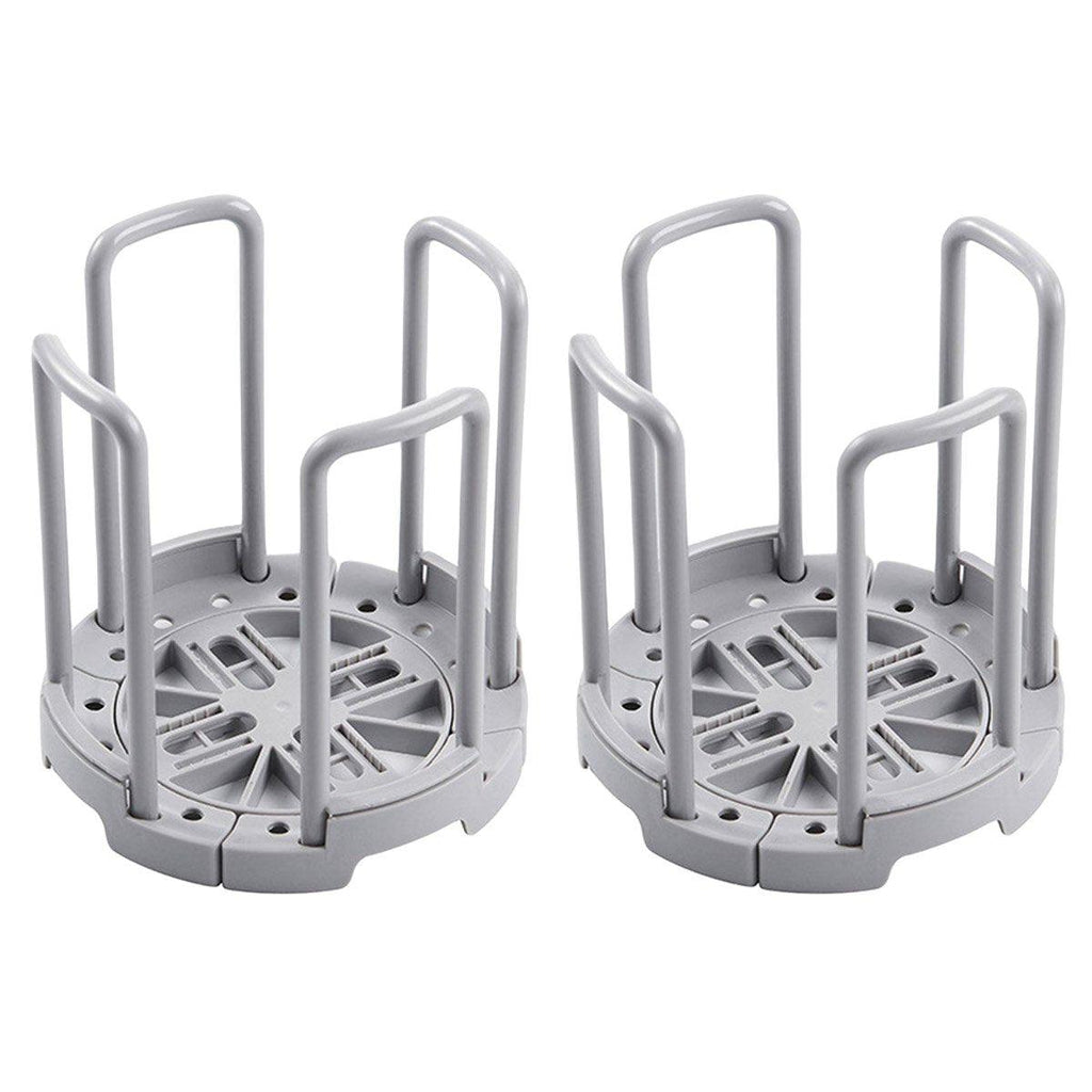 2 Pcs Retractable Bowl Drain Racks Two Colours | StorageOZ
