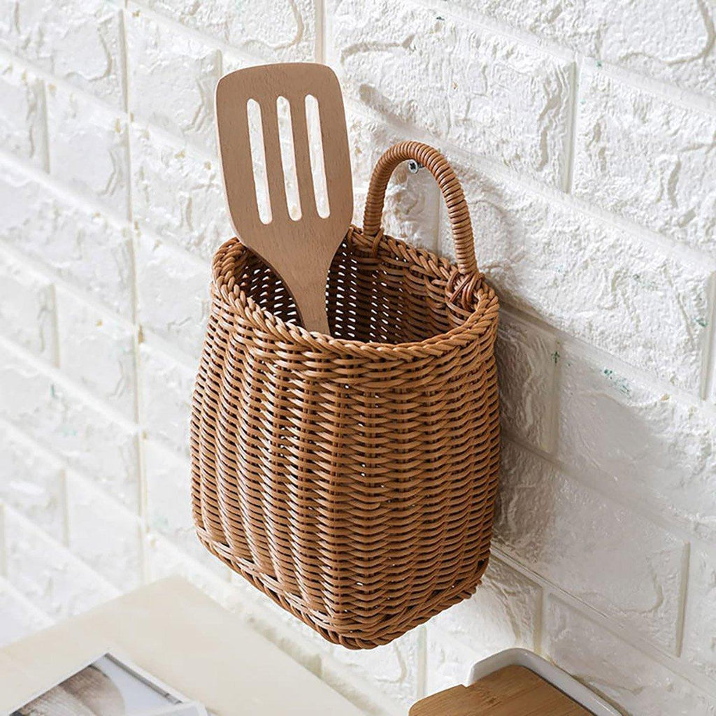 Rattan Style Hanging Basket in Two Sizes | StorageOZ