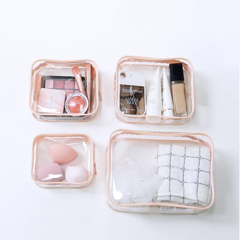 4 Pcs PVC Cosmetic Storage Bags Nine Colours | StorageOZ