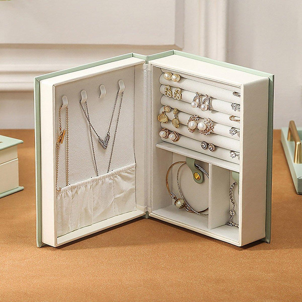 Book Style Jewellery Box in Three Colours | StorageOZ