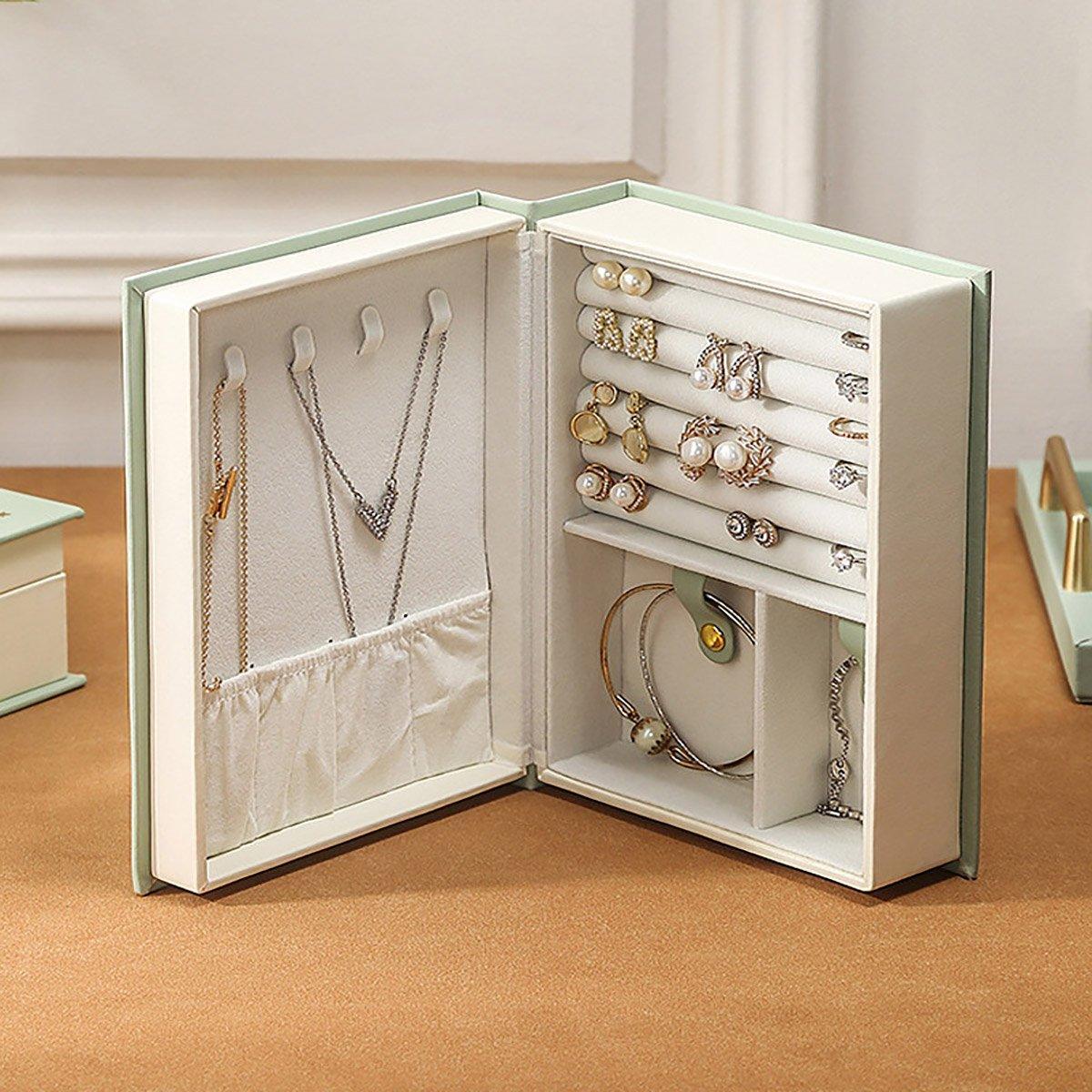 Book Style Jewellery Box in Three Colours | StorageOZ