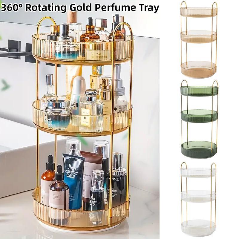 Rotating Cosmetic Organiser in Three Colours | StorageOZ