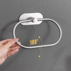 Towel Rings Two Colours Bath Organiser Set | StorageOZ