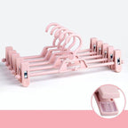 10 Pcs Clip Trouser Hangers in Six Colours | StorageOZ