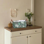 Cotton Linen Storage Baskets Six Prints Set | StorageOZ