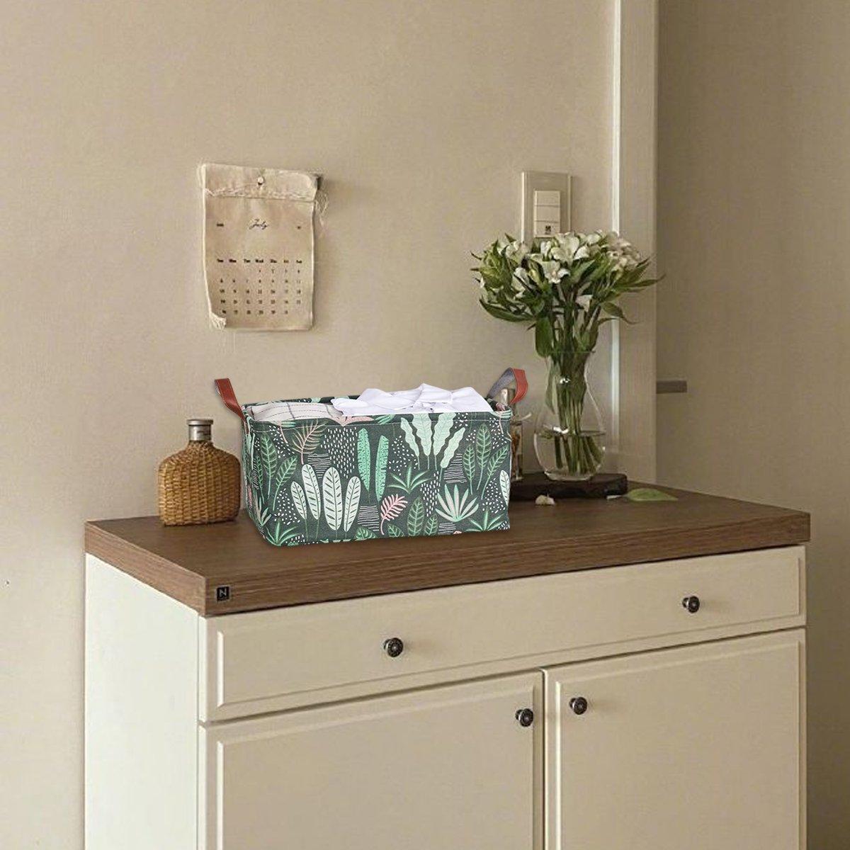 Cotton Linen Storage Baskets Six Prints Set | StorageOZ
