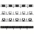 304 Steel Punch Free Mop Rack Two Colours | StorageOZ