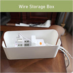 Cable Management Box with Lid in Two Sizes | StorageOZ