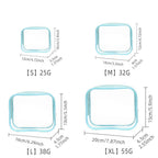 4 Pcs PVC Cosmetic Storage Bags Nine Colours | StorageOZ