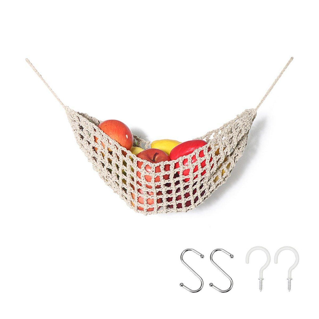Hanging Mesh Fruit Basket for Kitchen Shelf | StorageOZ
