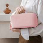Wired Opening PU Travel Makeup Bag Two Colours | StorageOZ