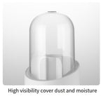 2 Pcs Rotating Makeup Brush Box with Cover | StorageOZ