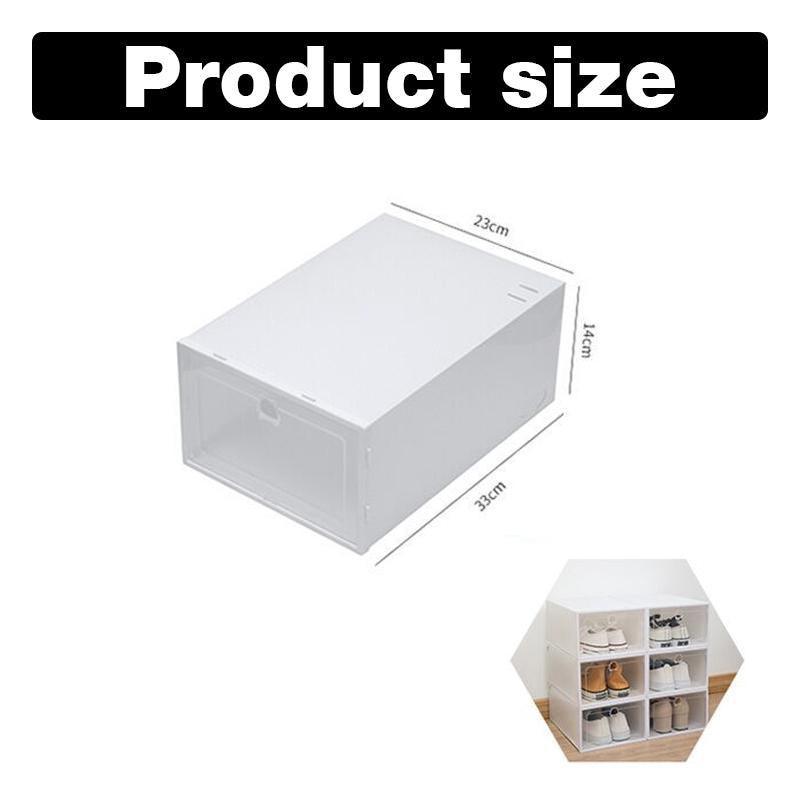 12 Pcs Shoe Box Storage Cases Organiser Set | StorageOZ