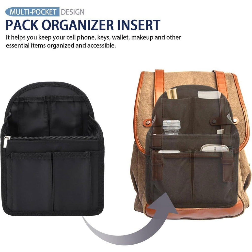 12 Pocket Travel Bag Insert in Six Colours | StorageOZ