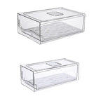 2 Pcs Fridge Drawer Boxes in Two Sizes Set | StorageOZ