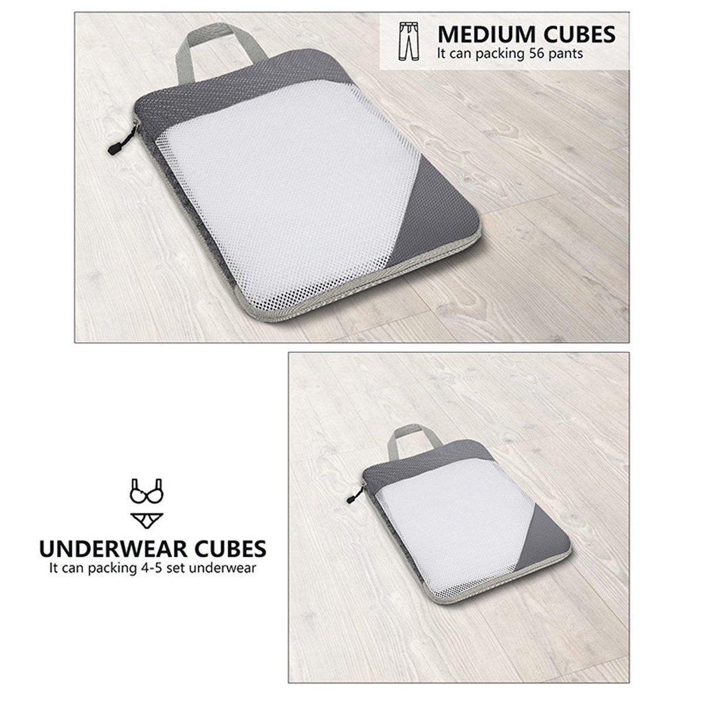 6 Pcs Mesh Travel Storage Bags Five Colours | StorageOZ