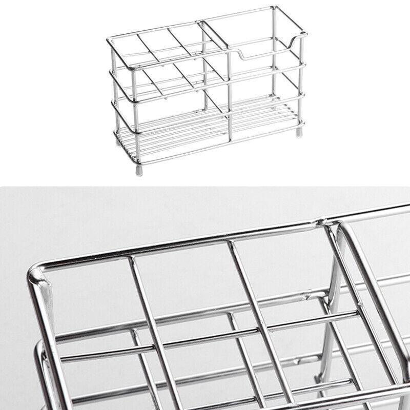 Stainless Steel Wire Toothbrush Holder Stand | StorageOZ