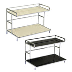 Two Tier Iron Cup Storage Rack Two Colours | StorageOZ
