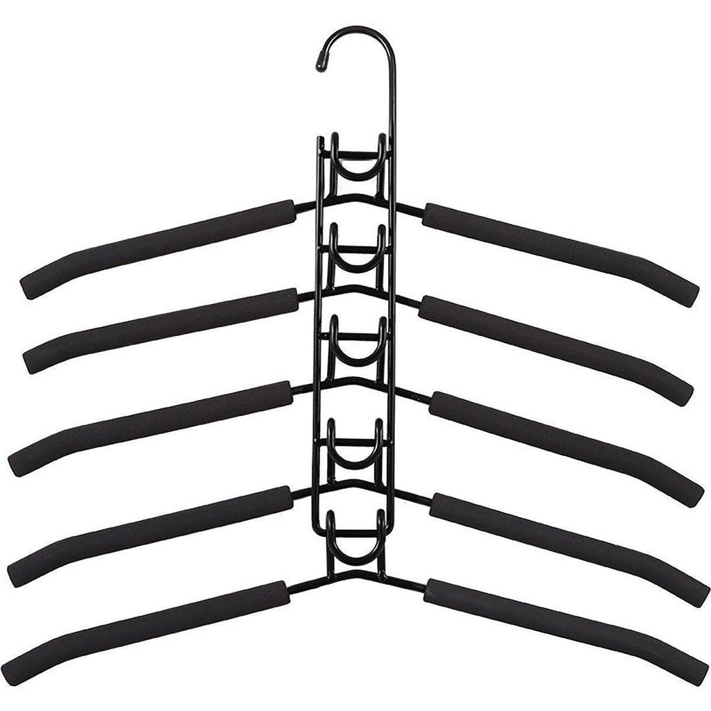 Multi Layer Folding Clothes Hanger Two Colours | StorageOZ