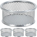 4 Pcs Metal Clip Storage Tubes Two Colours | StorageOZ