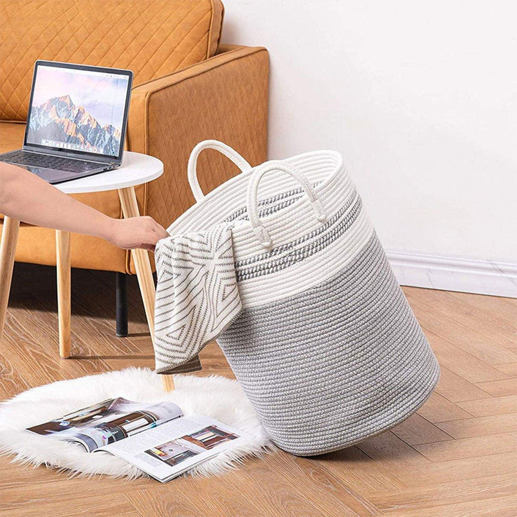 Cotton Rope Storage Basket Three Colourways | StorageOZ