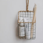 Nordic Wire Storage Basket in Two Sizes Set | StorageOZ