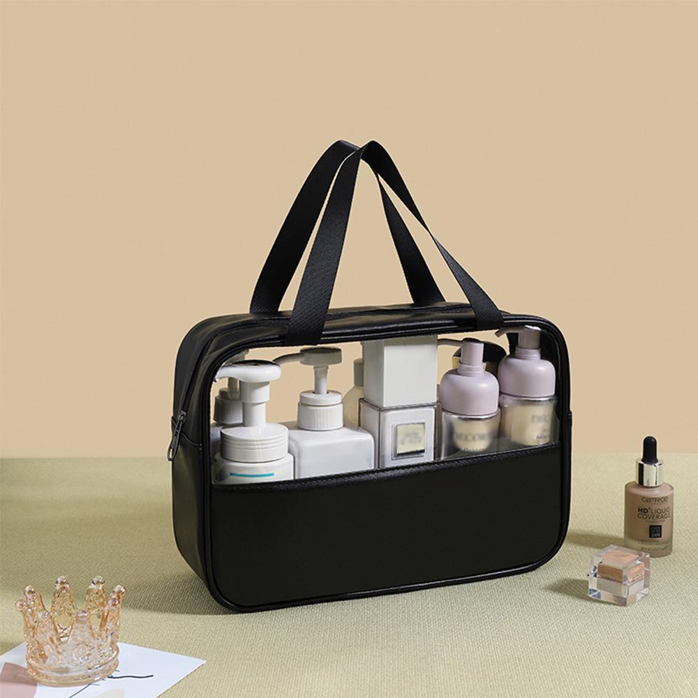3 Pcs Clear PVC Makeup Bags in Five Colours | StorageOZ