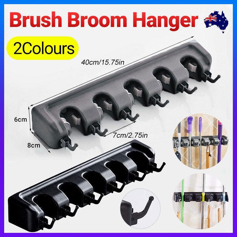 ABS Spring Clamp Mop Holder in Two Colours | StorageOZ