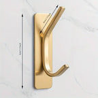 Stainless Steel Adhesive Hooks Gold or Silver | StorageOZ