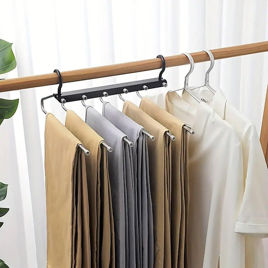 Stainless Folding Pants Rack Two Colours | StorageOZ