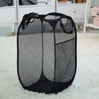 2 Pcs Foldable Mesh Laundry Hamper Basket | StorageOZ