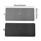 20cm Silicone Kitchen Drain Mat Two Colours | StorageOZ