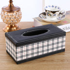 PU Leather Tissue Box Cover in Six Styles | StorageOZ